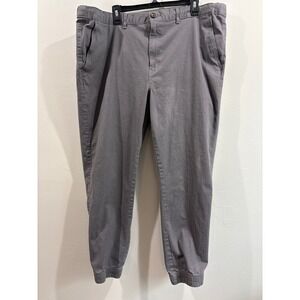 Amazon Essentials Mens Gray Slim Fit‎ Jogger Pants XXL Cotton Twill Chino